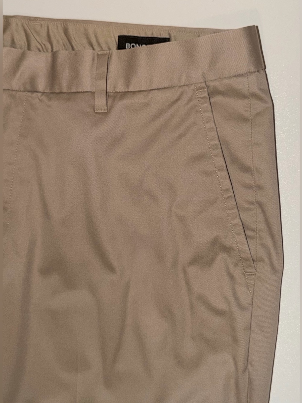 Bonobos Wednesday Pants Men 38x32 Khaki Tan Slim Fit Weekday Warrior Chino Dress - Picture 9 of 15